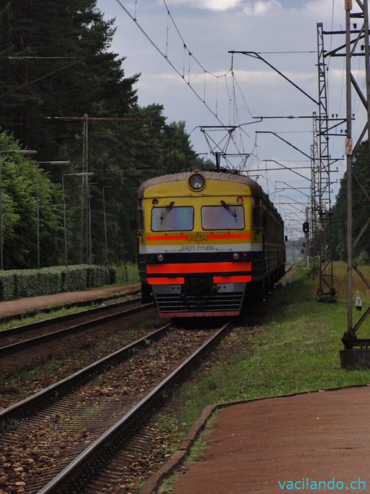 Bahn nach RIGA