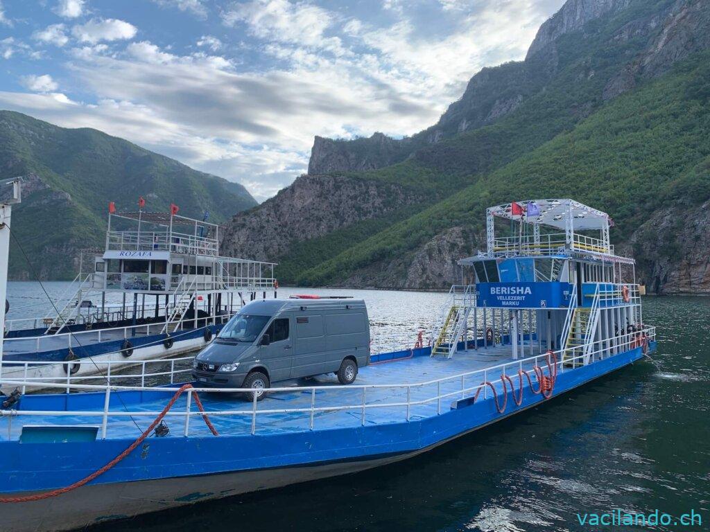 Komani lake Fähre Valbona