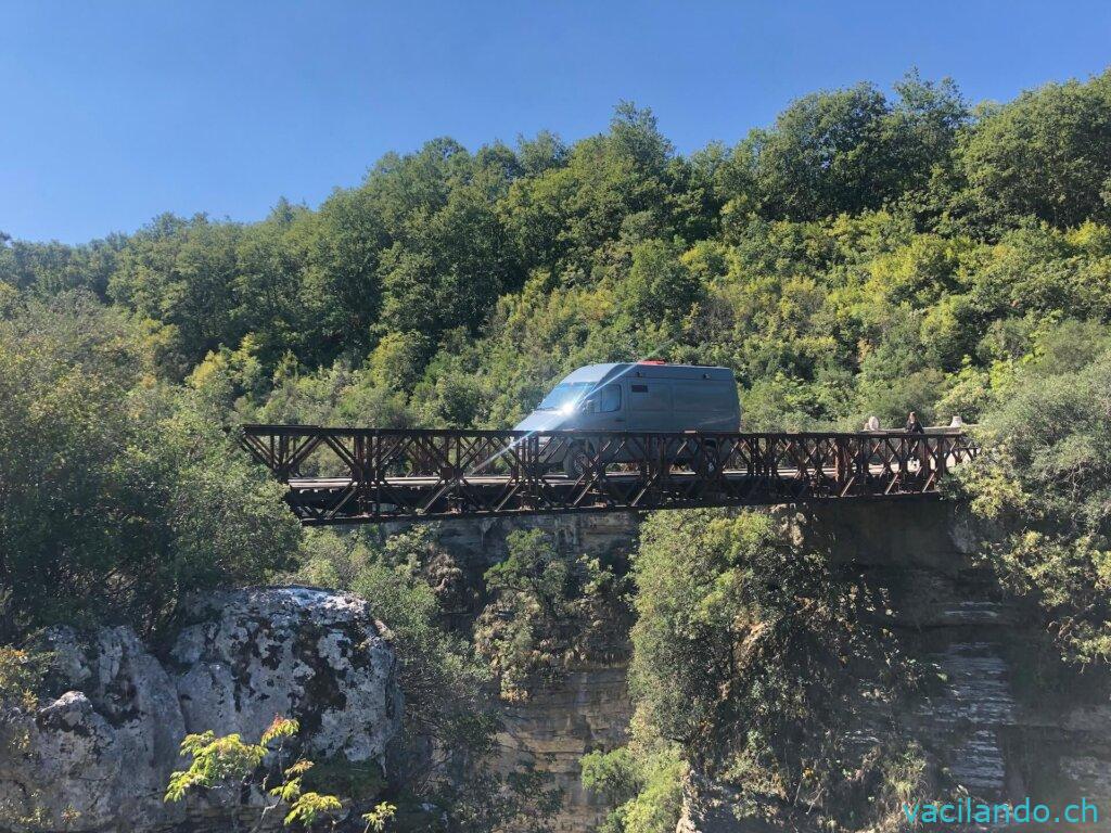 Osum Canyon Albanien Brücke