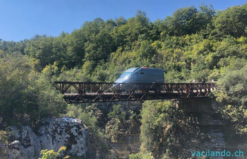 Osum Canyon Albanien Brücke