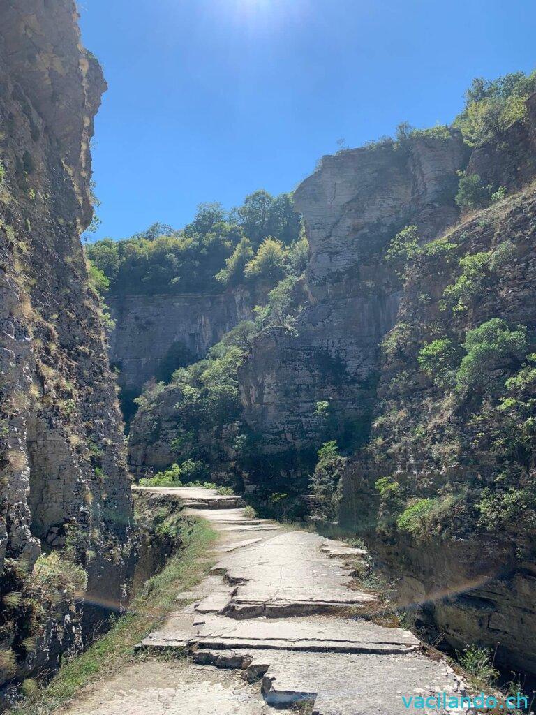 Osum Canyon Albanien wandern