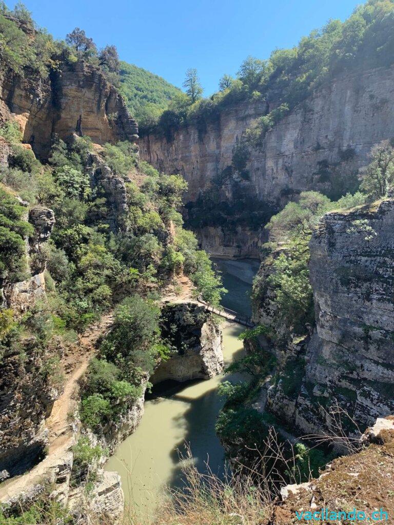 Osum Canyon Albanien wandern
