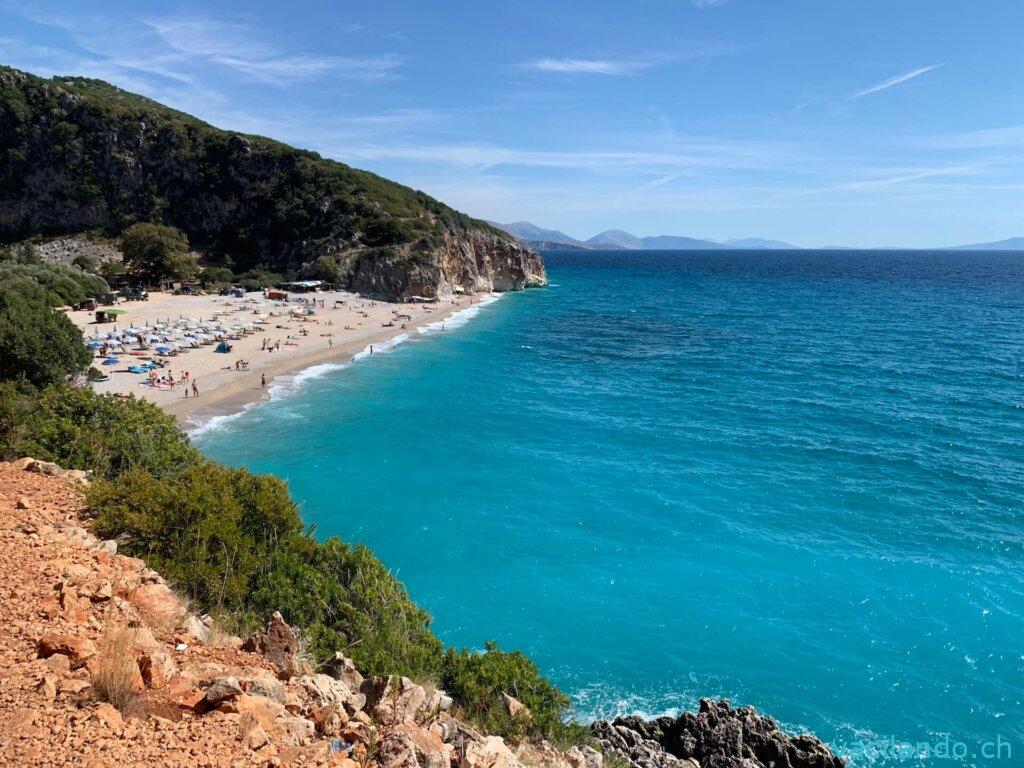 Gjipes beach Albanien klettern