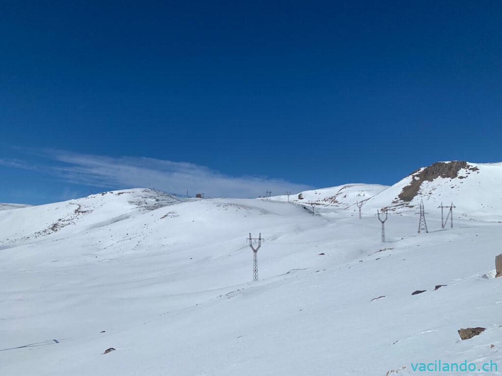 Aragats Berg im Winter Armenien Ski