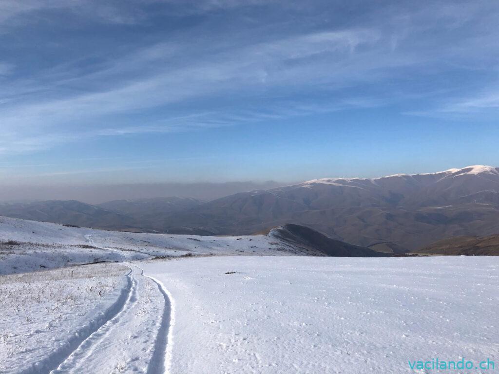 Trchan strasse im Winter Armenien