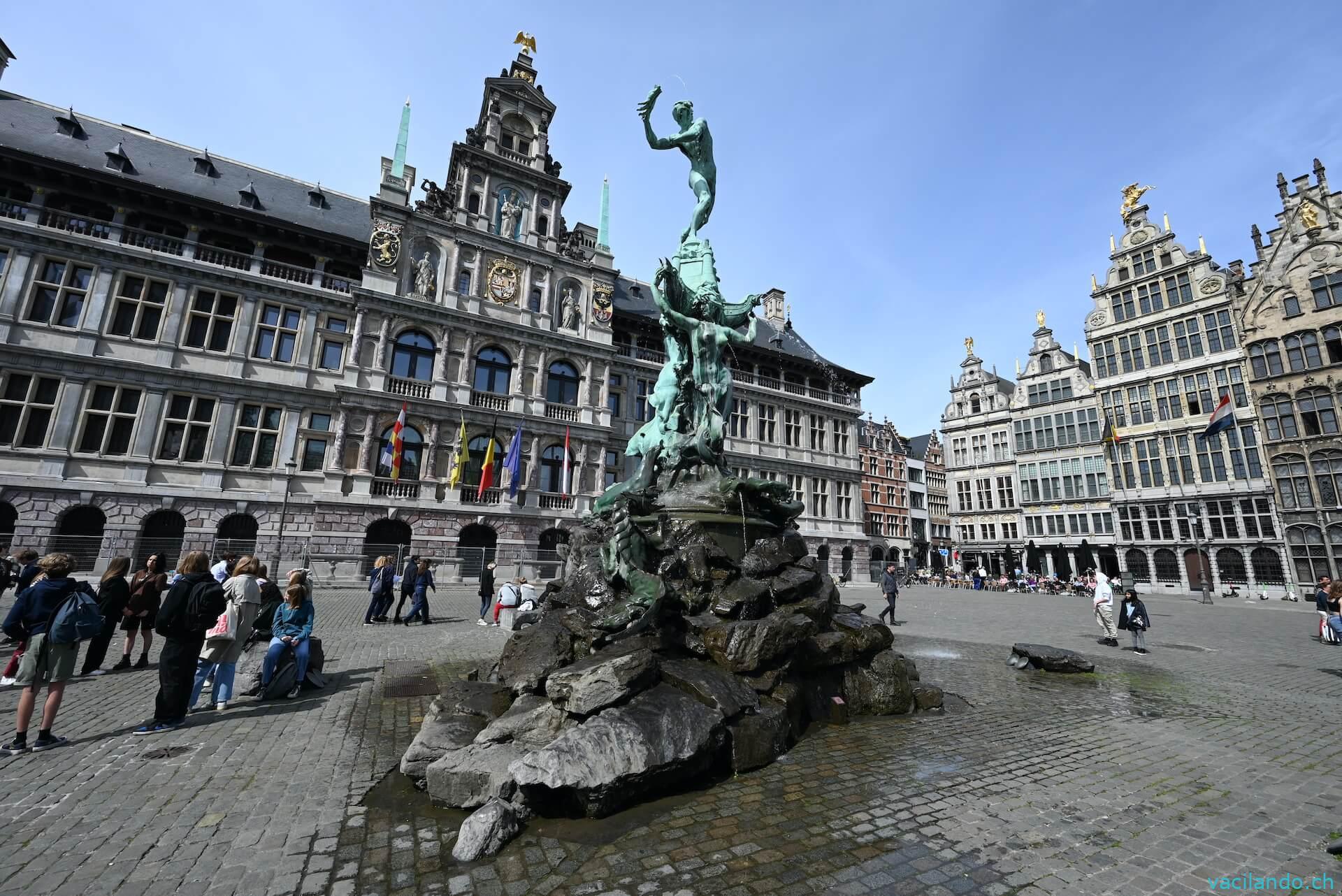 Antwerpen Stadt Brunnen