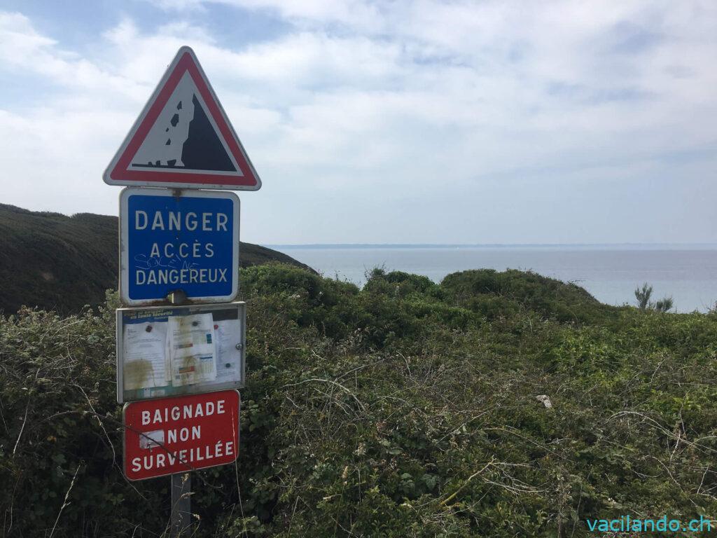 Gefährlicher Strand Frankreich