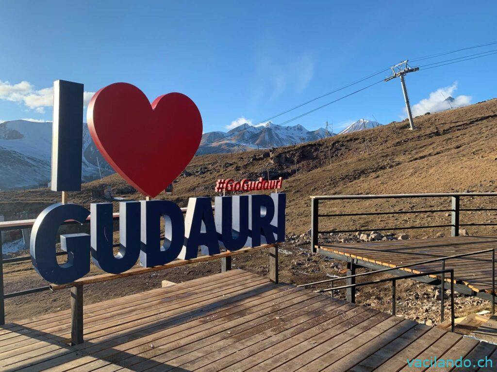 New Gudauri Ski Resort Georgien Winter