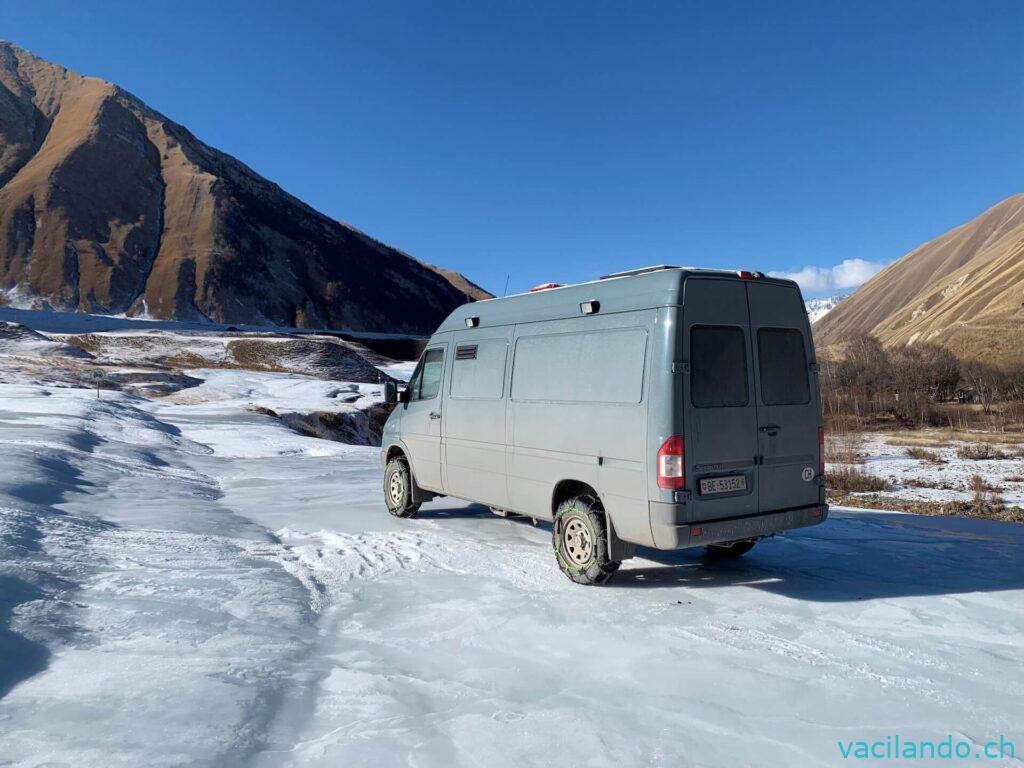 Truso Valley Winter Georgien