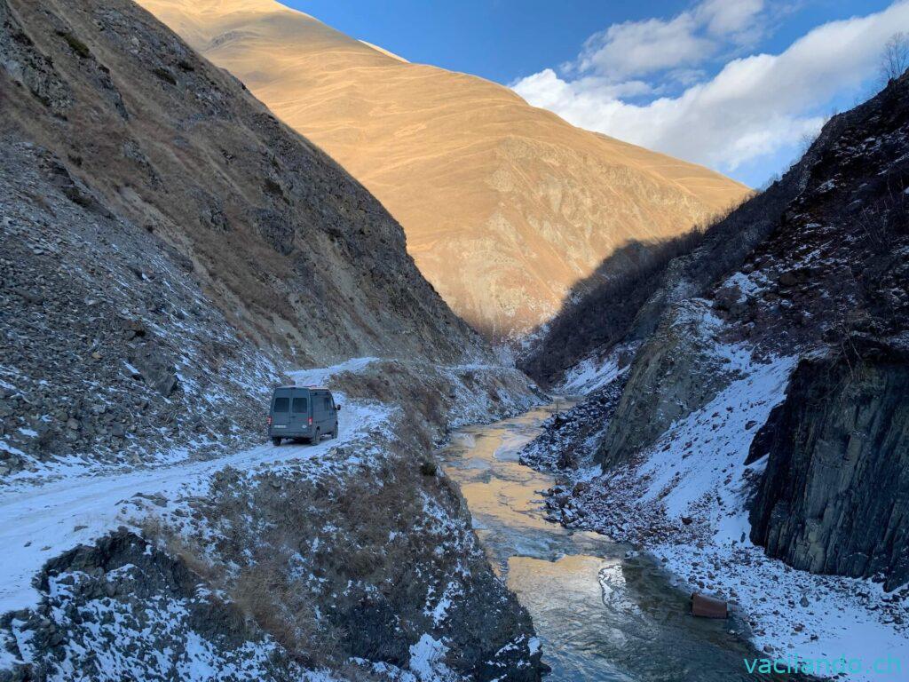 Truso Valley Winter Georgien