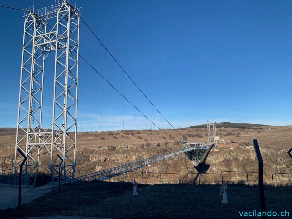 Diamant Hängebrücke Georgien