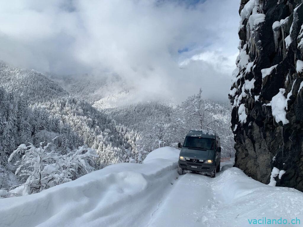 Sairme Pass Georgien im Winter
