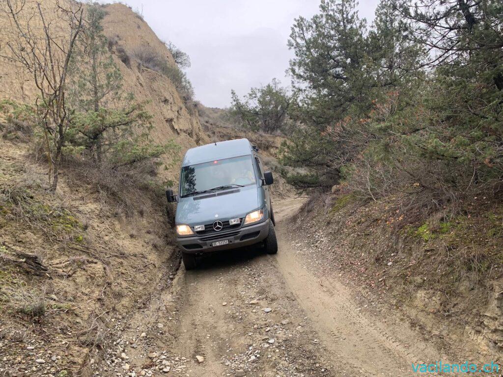 Vashlovani Nationalpark Camper Georgien