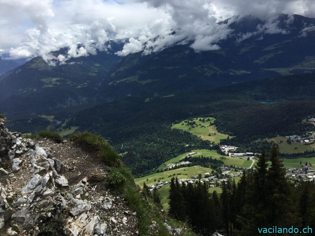 Klettersteig Pinut Flims Aussicht