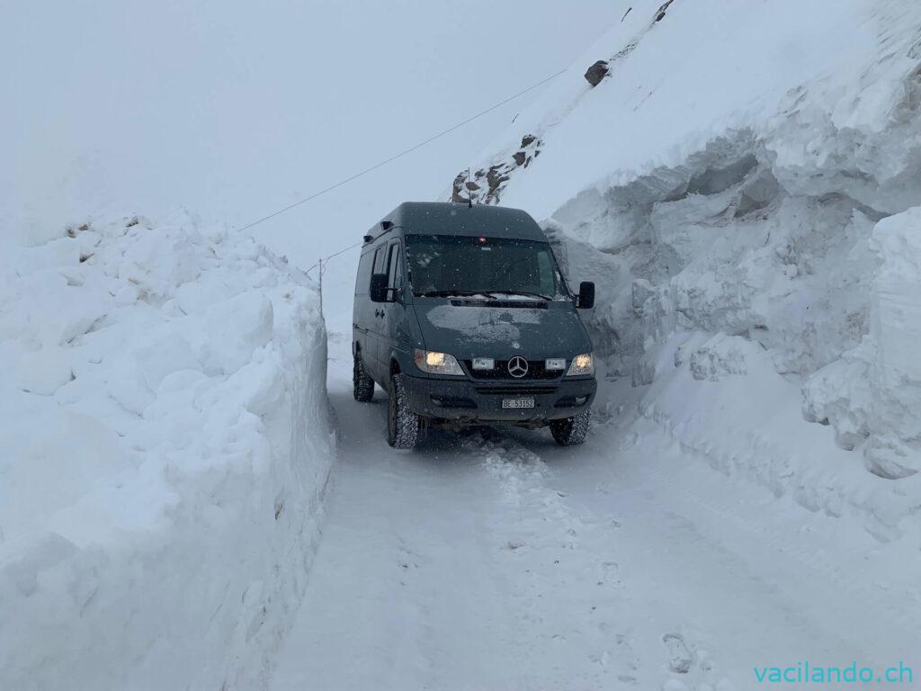 Numbra Valley Ladakh Indien im Schnee