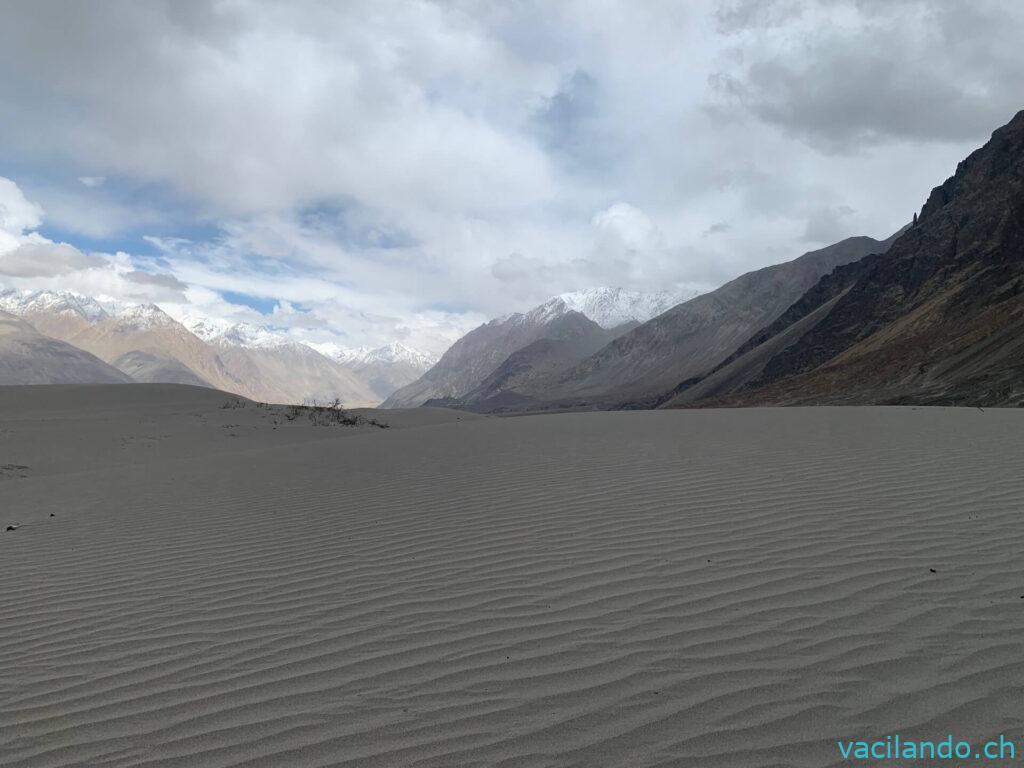 Numbra Valley Ladakh Indien im Schnee