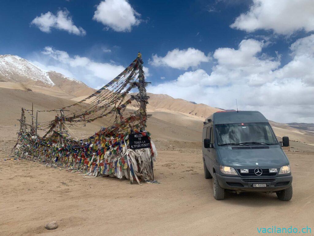 Numbra Valley Ladakh Indien im Schnee