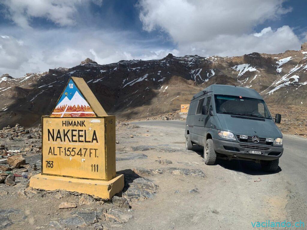 Strasse nach Leh Ladakh Indien mit Camper