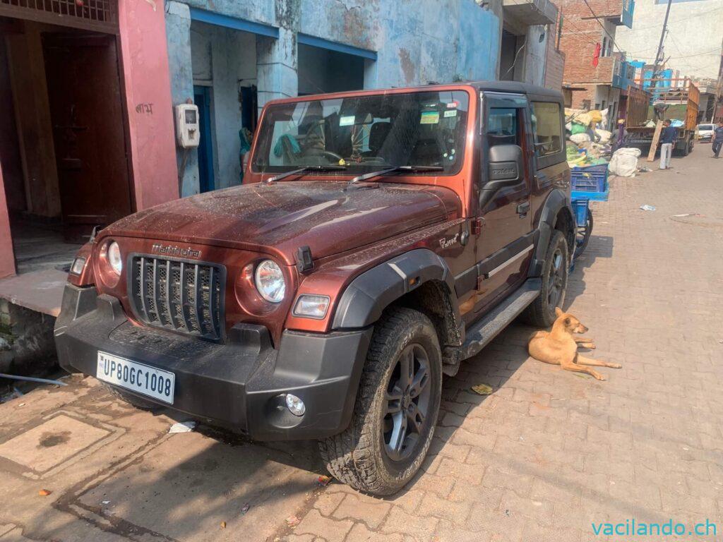 Indien verkehr Lastwagen