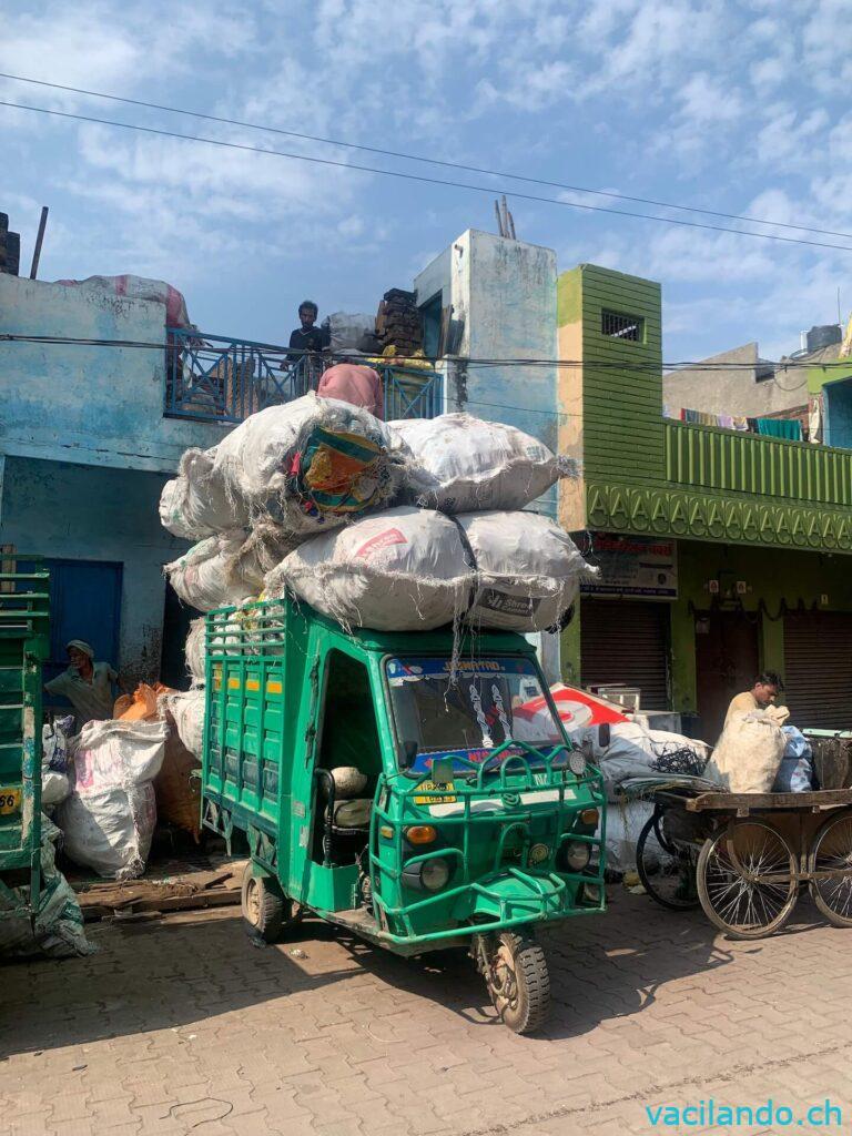 Indien verkehr Lastwagen