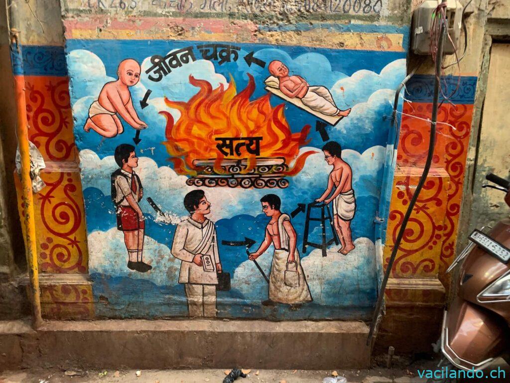 Varanasi Indien