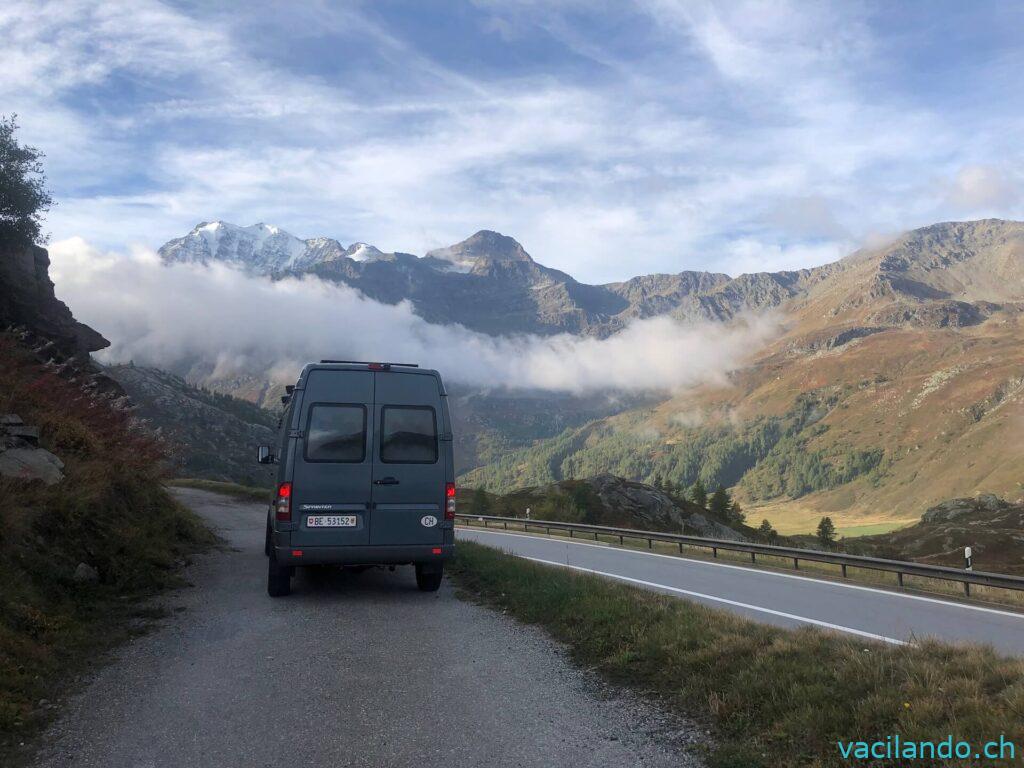 Anreise mit Wohnmobil nach Italien über Grosser Sankt Bernhard