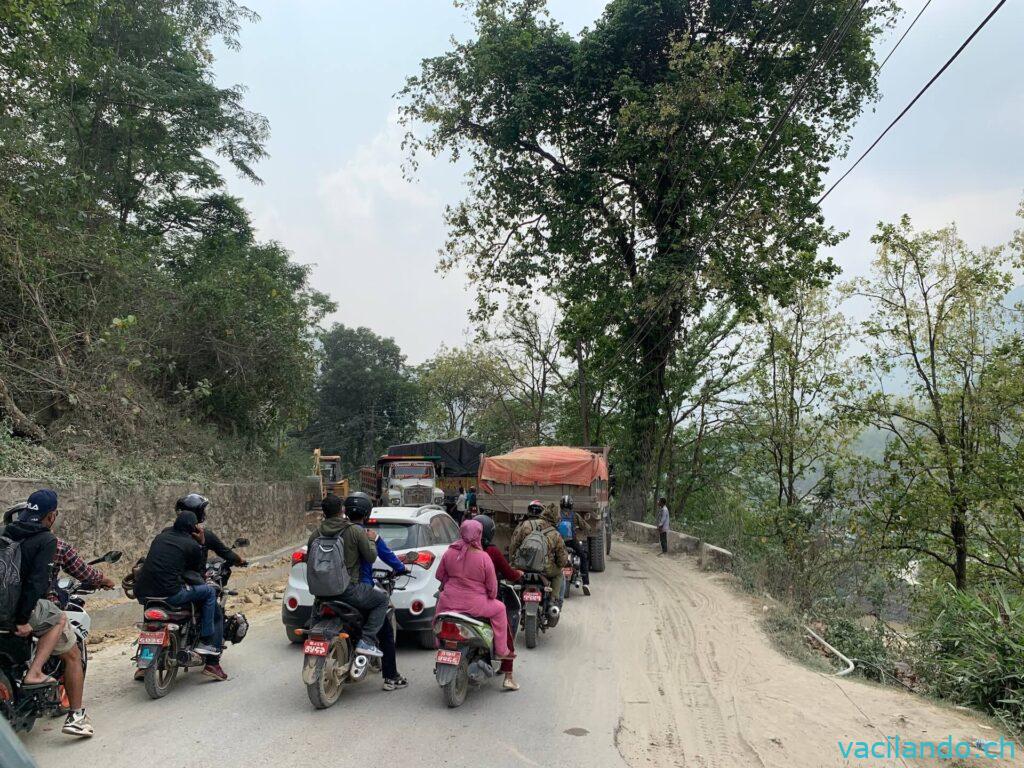 Strasse in Nepal