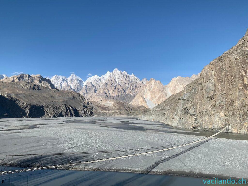 Gilgit Pakistan Hängebrücke