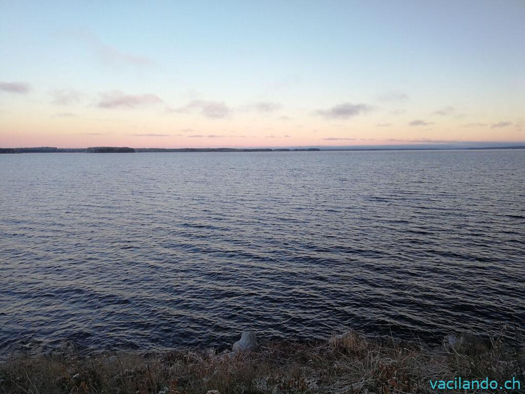Finnland Aussicht auf einen See