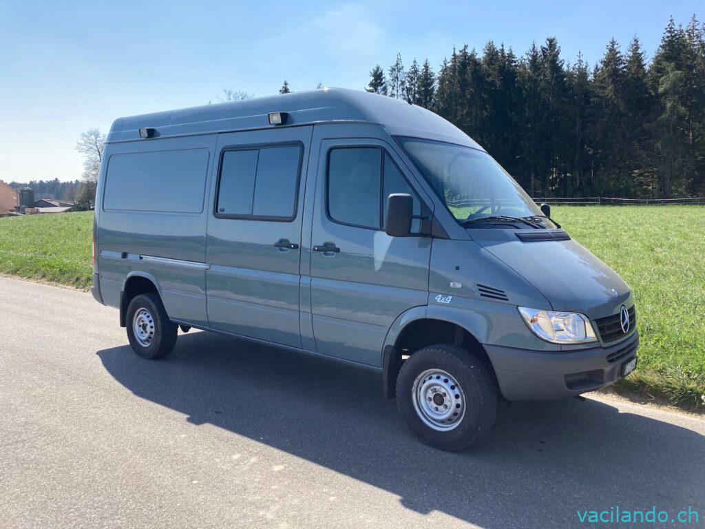 Mercedes Sprinter 316 4x4 Camper Wohnmobil Blaugrau